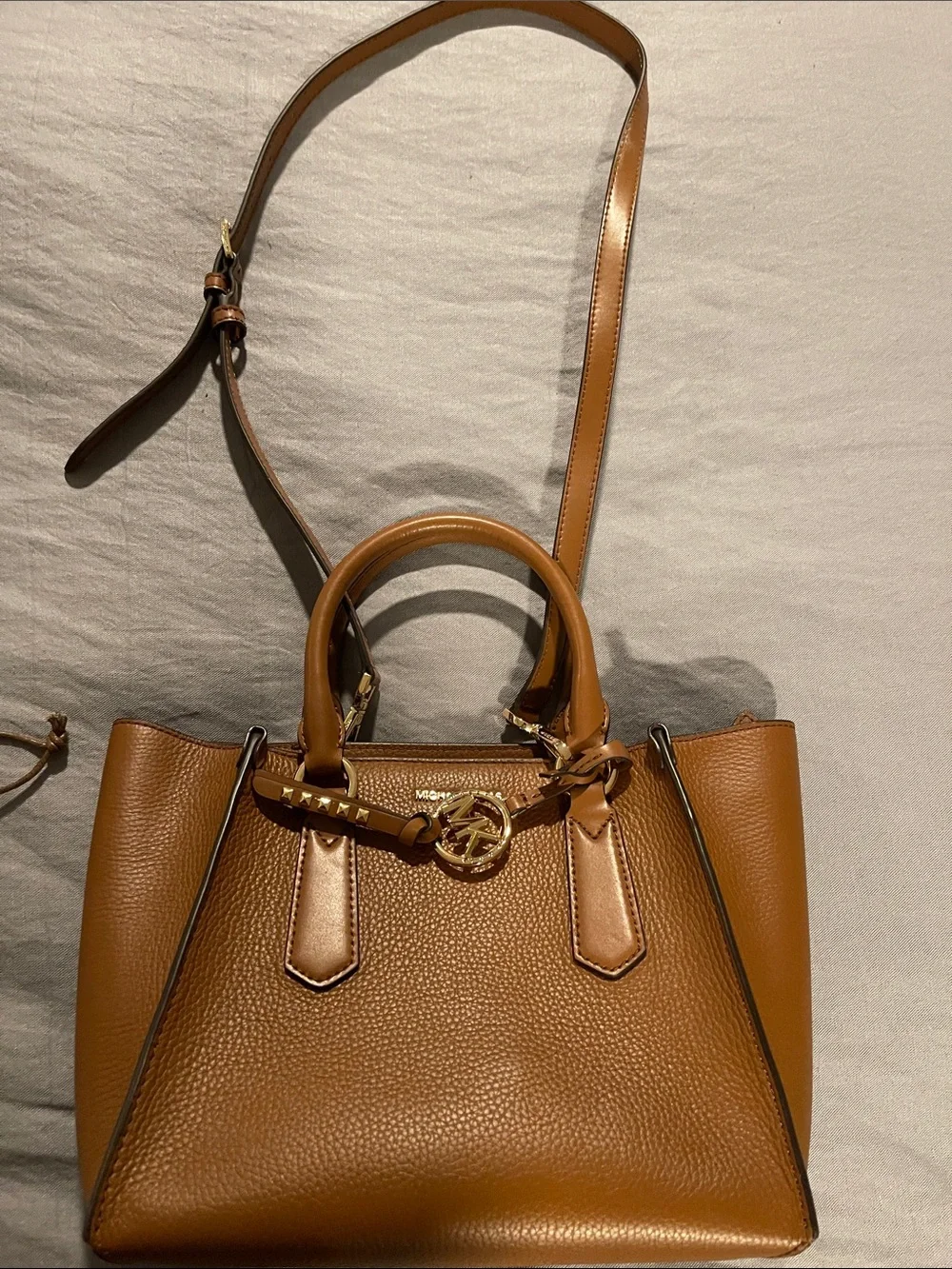 Michael Kors structured leather